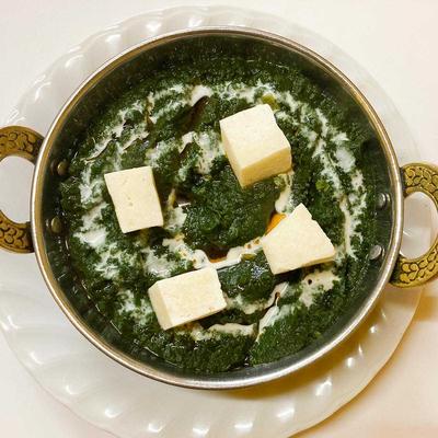 サグチーズカレー Sag cheese curry