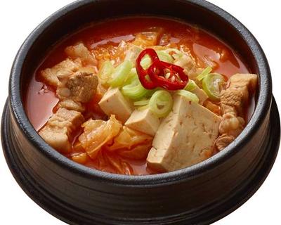 キムチチゲ(ご飯、おかず3品付き)