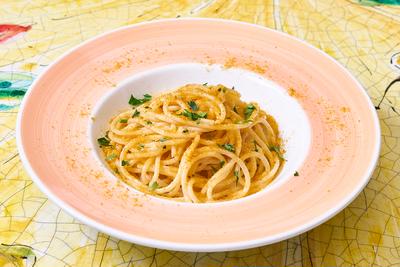 【ST-3】サルデーニャ産 からすみとイカとバターのスパゲッティ
