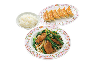 ニラレバセット(ニラレバ・餃子・ライス中)