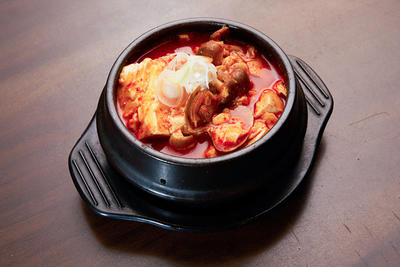 キムチチゲライス付き Kimchi Jjigae Rice set