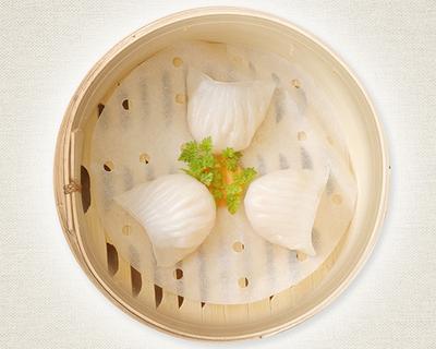 「飲茶の定番海老蒸し餃子」(蝦餃) (3個)