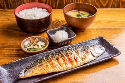 さば文化干し定食