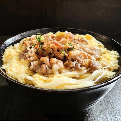 絶品！！  「卵とじ肉うどん」