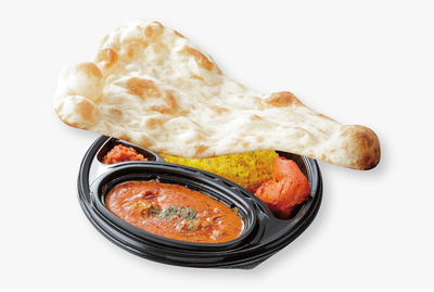 ナン＆ライスカレー弁当  Naan ＆ Rice curry Bento