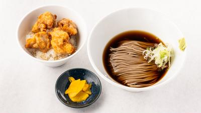 鶏天丼セット