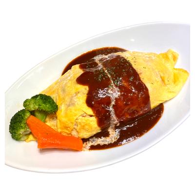 特製チキンオムライス(デミソース)