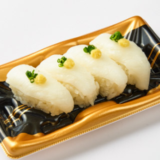 えんがわにぎり4-piece set of flounder fin