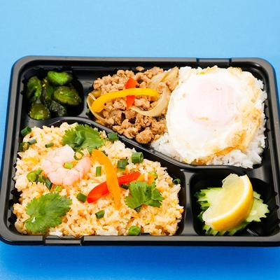 ⑲ ガパオライス+カオパックン