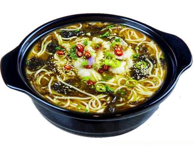砂酸菜魚米線
