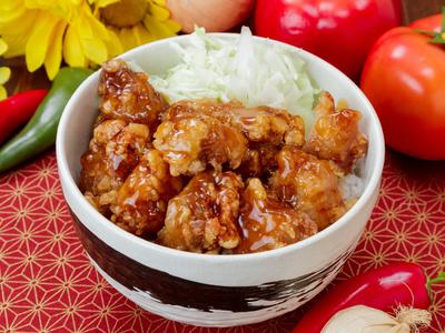 【人気No.2】甘酢あんかけ唐揚げ丼