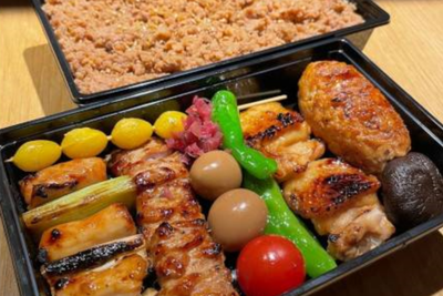 極上佐田十郎 二段焼鳥弁当 松