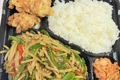 青椒肉絲弁当