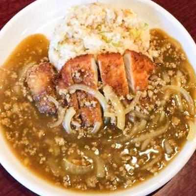カツカレー チャーハン