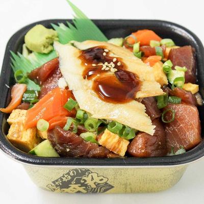 バラ穴子丼