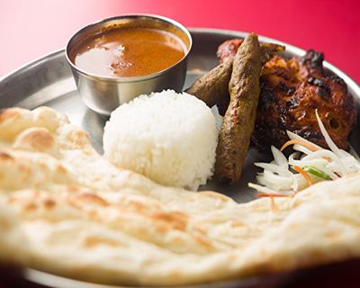 #5 タンドリーミックスセット 1Curry + Salad + Tandoori chiken + Sheek kabab + Nan or Rice
