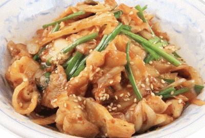 豚キムチ丼