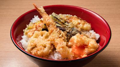 名物 海老たま天丼