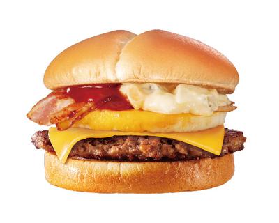 チーズベーコンエッグバーガー