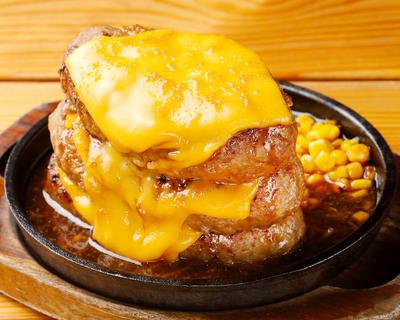 チーズとろとろハンバーグ
