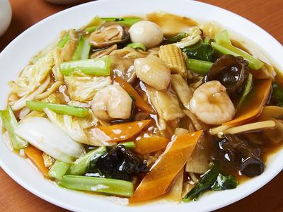 五目甘煮あんかけ丼