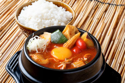 ごろごろ野菜スンドゥブ～ごはん付き～