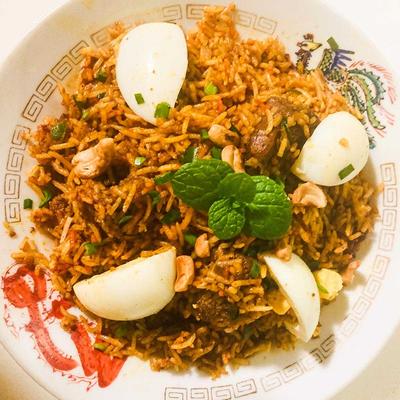 マトンビリヤニ Mutton Biryani