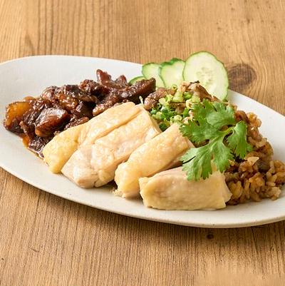 牛すじ煮込み乗せ！牛飯カオマンガイ Stewed Beef Tendon on Beef Rice Khao Man Gai
