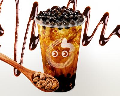黒糖タピオカミルクティー