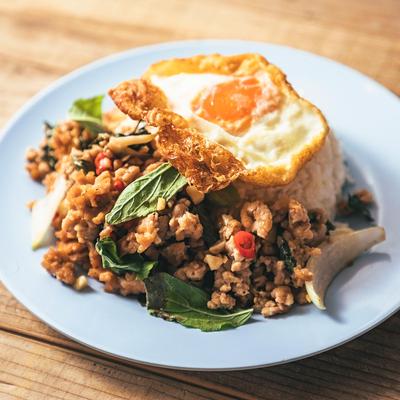 【人気No.1！】ガパオライス (Most Popular！) Gapao Rice