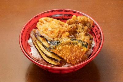 鶏野菜天丼