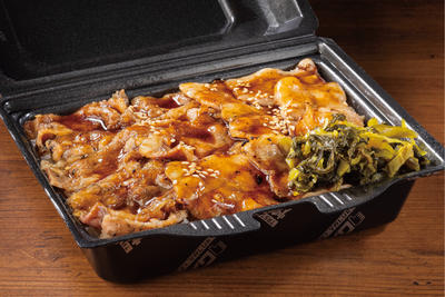 網焼き牛＆豚ミックスカルビ焼肉弁当 ダブル
