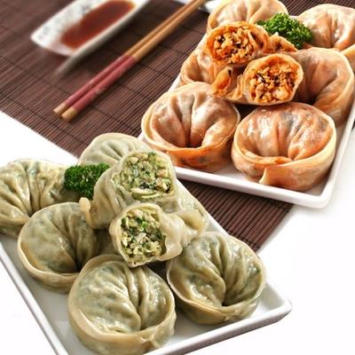 韓国蒸し餃子  steamed gyoza(6ps)