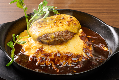 チーズハンバーグオム