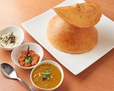 マサラドーサまたはギードーサのセット Masala Dosa or Ghee Dosa Set