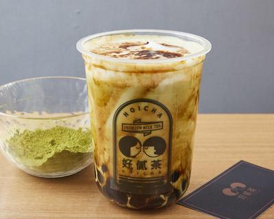 黒糖タピオカ抹茶ミルク Brown Sugar Tapioca Matcha Milk