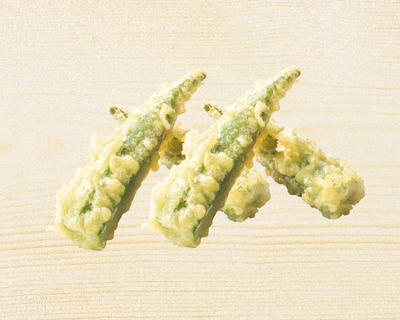 〈お好み天ぷら〉おくら天(4本)