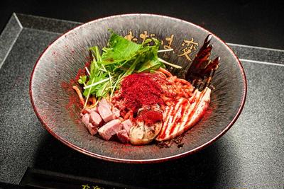 汁なし牡蠣担担麺3辛