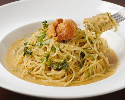 濃厚！生ウニのクリームパスタ