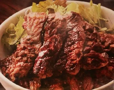 ハラミ丼 Skirt Steak Rice Bowl