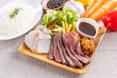 【弁当】肉あいもりステーキプレート