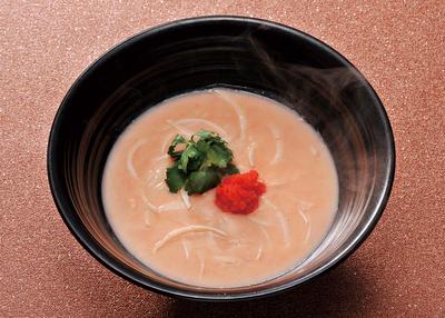 明太子クリームのおうどん