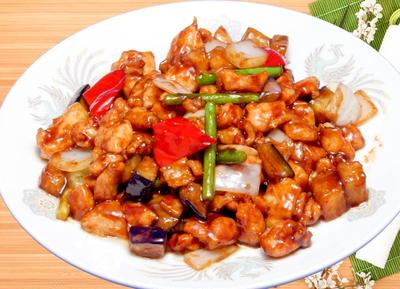 鶏肉の中華味噌炒め