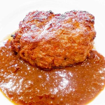 デミグラスソースハンバーグ1枚