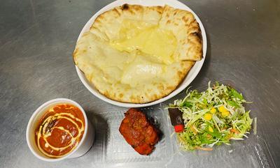 チーズナン弁当セット/cheese naan bentou set