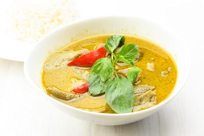 グリーンカレーセット (ライス+スープ付)