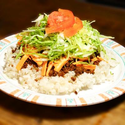 タコライスチーズ野菜ハーフ Taco Rice Cheese Vegetables [Half]