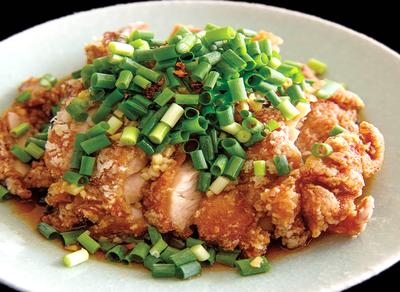若鶏唐揚げ甘酢ソース掛け
