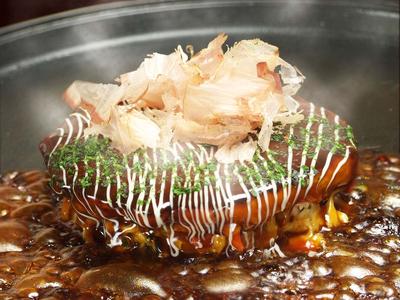 MIX玉(豚・いか・えび)お好み焼き