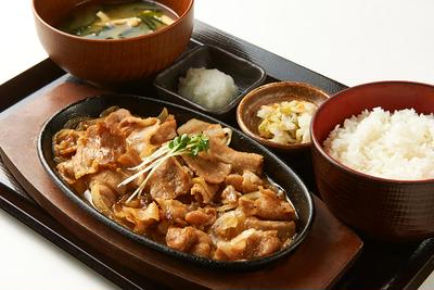 豚生姜焼き定食